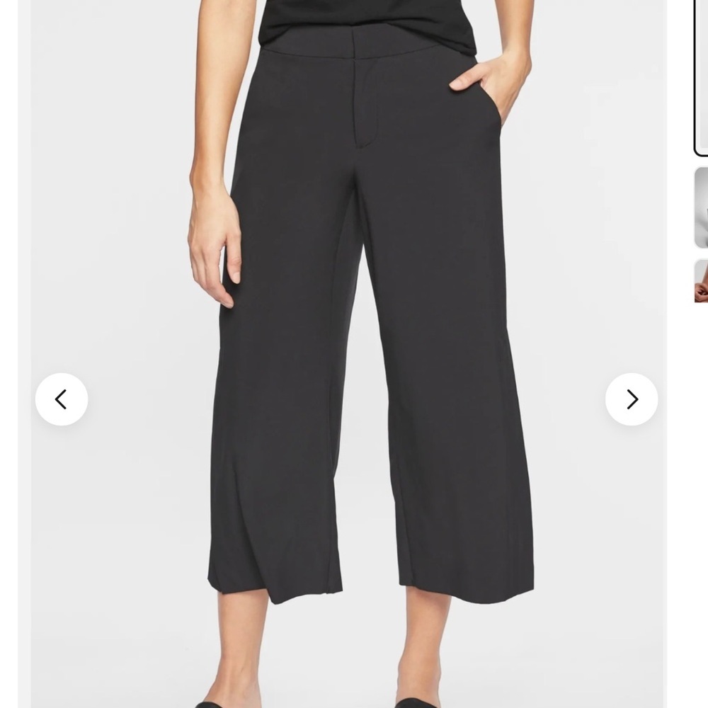Athleta Tribeca wide leg cropped pants 6 - Picture 14 of 14